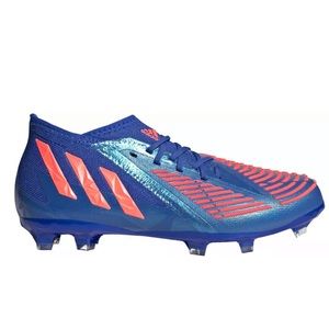 Adidas Predator Edge.1 FG J Kids Soccer Cleats Blue Orange GW2363